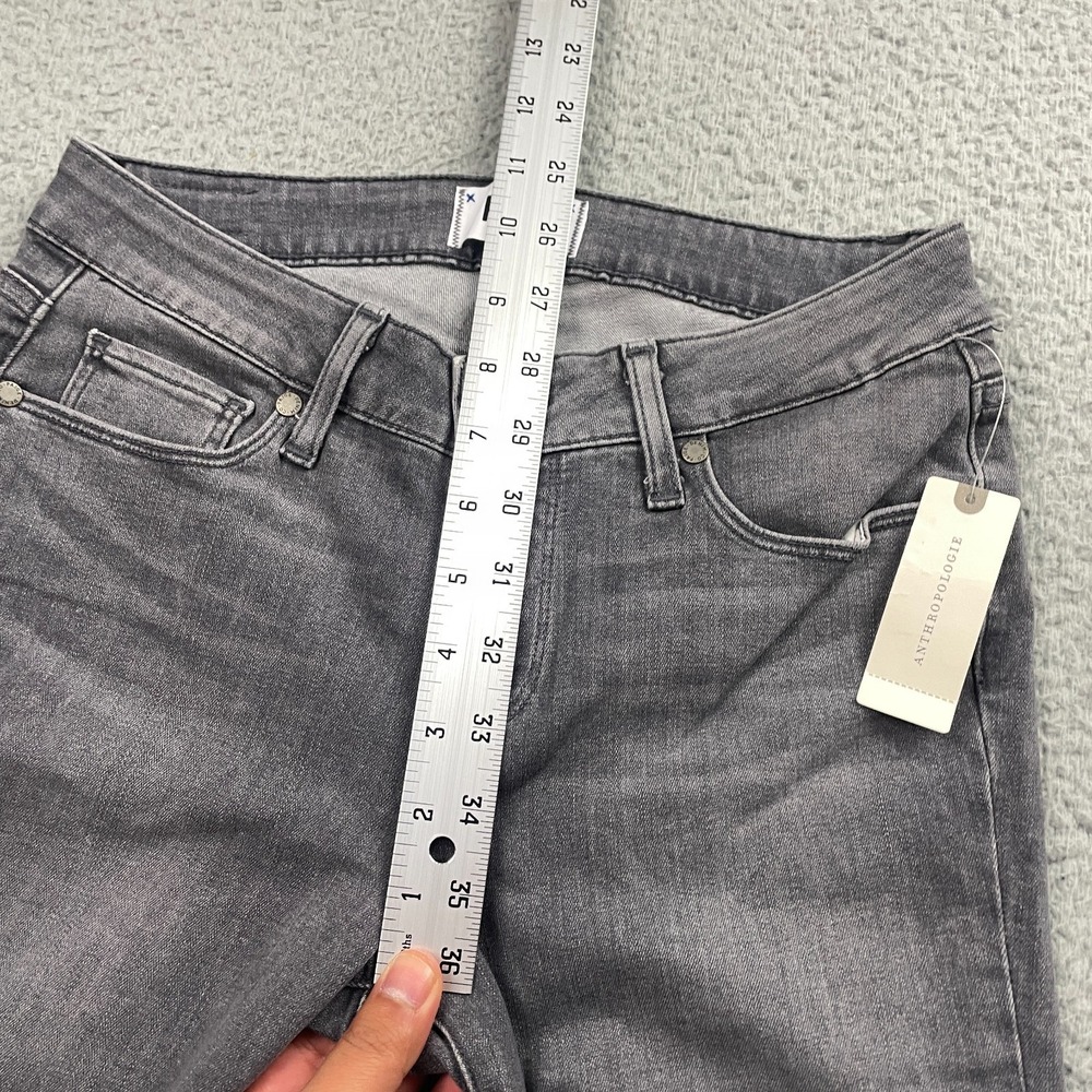 Paige Jeans Womens 27 Gray Verdugo Mid Rise Ultra Skinny Transcend NEW NWT 179$ - Picture 10 of 12